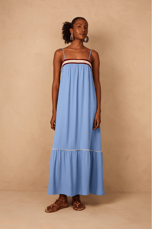 Cropped Straight-Lined Dress