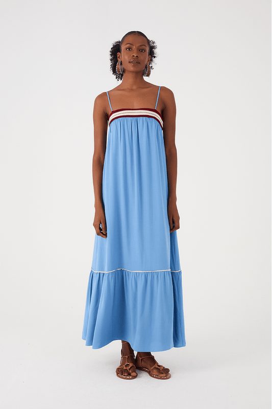 Cropped Straight-Lined Dress