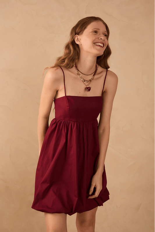 Cotton Balloon Dress